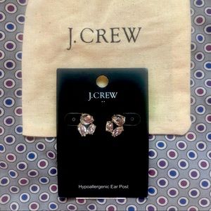J. Crew Crystal earring studs